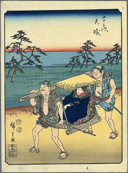 Ando Hiroshige, Ukiyo-e Oiso