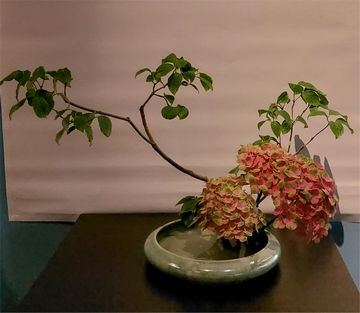 Ikebana Ausstellung am Japan Fest im Bernischen Historischen Museum in Bern.  Daniela Jost www.ikebana-info.ch