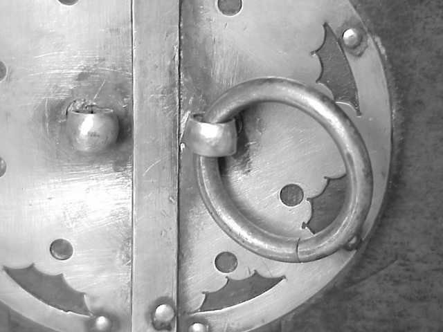 Korean brass lock with straight key