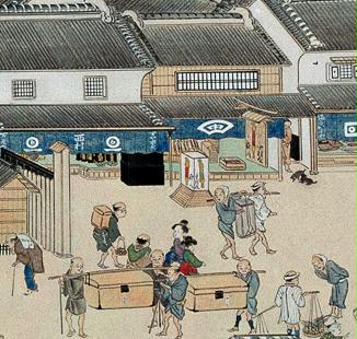 Ando Hiroshige, Ukiyo-e, Lastenträger