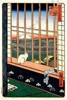 Ando Hiroshige, 100 berühmte Ansichten von Edo (Meisho Edo Hyakkei), Asakusa