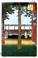 Ando Hiroshige, 100 berühmte Ansichten von Edo (Meisho Edo Hyakkei), Kanda Myojin Schrein