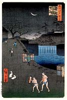 Ando Hiroshige, 100 berühmte Ansichten von Edo (Meisho Edo Hyakkei), Toranomon Tor