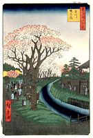 Ando Hiroshige, 100 berühmte Ansichten von Edo (Meisho Edo Hyakkei), Tamagawa Kanal