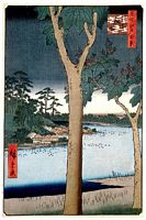 Ando Hiroshige, 100 berühmte Ansichten von Edo (Meisho Edo Hyakkei), Akasaka