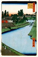 Ando Hiroshige, 100 berühmte Ansichten von Edo (Meisho Edo Hyakkei), Kojimachi
