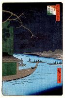 Ando Hiroshige, 100 berühmte Ansichten von Edo (Meisho Edo Hyakkei), Fluss Asakusa