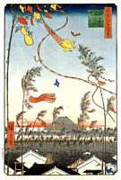 Ando Hiroshige, 100 berühmte Ansichten von Edo (Meisho Edo Hyakkei), Tanabata Fest