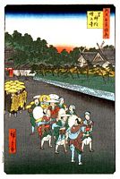 Ando Hiroshige, 100 berühmte Ansichten von Edo (Meisho Edo Hyakkei), Shiba