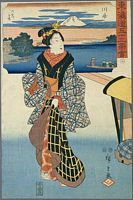 Ando Hiroshige, 53 Stationen des Tokaido, Fujikei Edition, Kawasaki