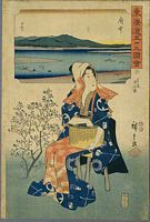 Ando Hiroshige, 53 Stationen des Tokaido, Fujikei Edition, Fuchu