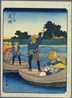 Ando Hiroshige, 53 Stationen des Tokaido, Jimbutsu Edition, Mitsuke