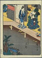 Ando Hiroshige, 53 Stationen des Tokaido, Jimbutsu Edition, Shono