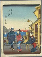 Ando Hiroshige, 53 Stationen des Tokaido, Jimbutsu Edition, Otsu