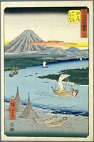 Ando Hiroshige, 53 Stationen des Tokaido, Tate-e Edition, Ejiri