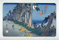 Ando Hiroshige, 69 Stationen der Kiso Strasse  (Kisokaido), Mochizuki