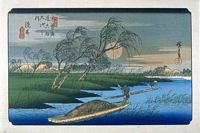 Ando Hiroshige, 69 Stationen der Kiso Strasse  (Kisokaido), Seba