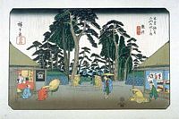 Ando Hiroshige, 69 Stationen der Kiso Strasse  (Kisokaido), Tarui