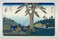 Ando Hiroshige, 69 Stationen der Kiso Strasse  (Kisokaido), Samekai