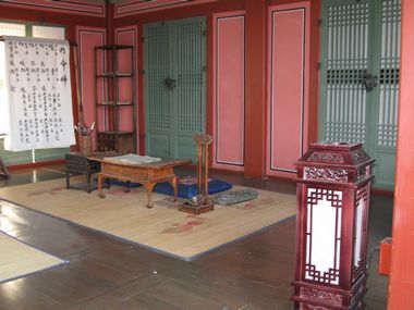 Traditionelles koreanisches Zimmer