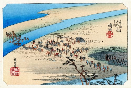 Utagawa Hiroshige, Bild Nr. 24 Shimada